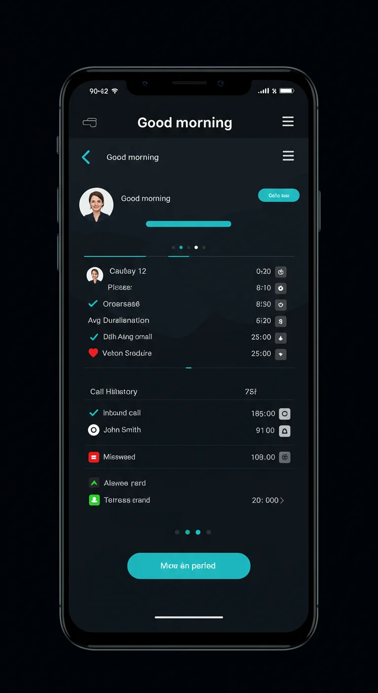 AI voice agent dashboard